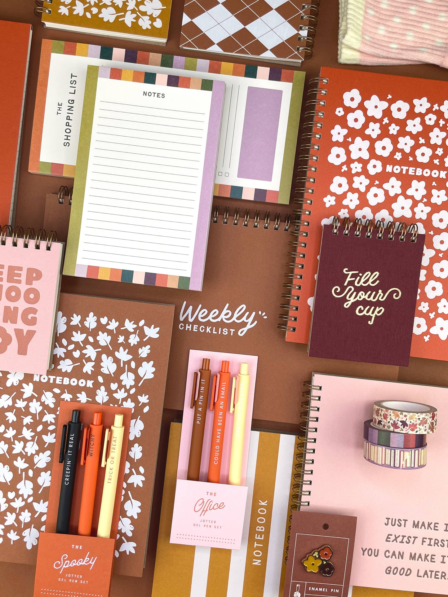 Falling Leaves Magnetic Bookmark Set