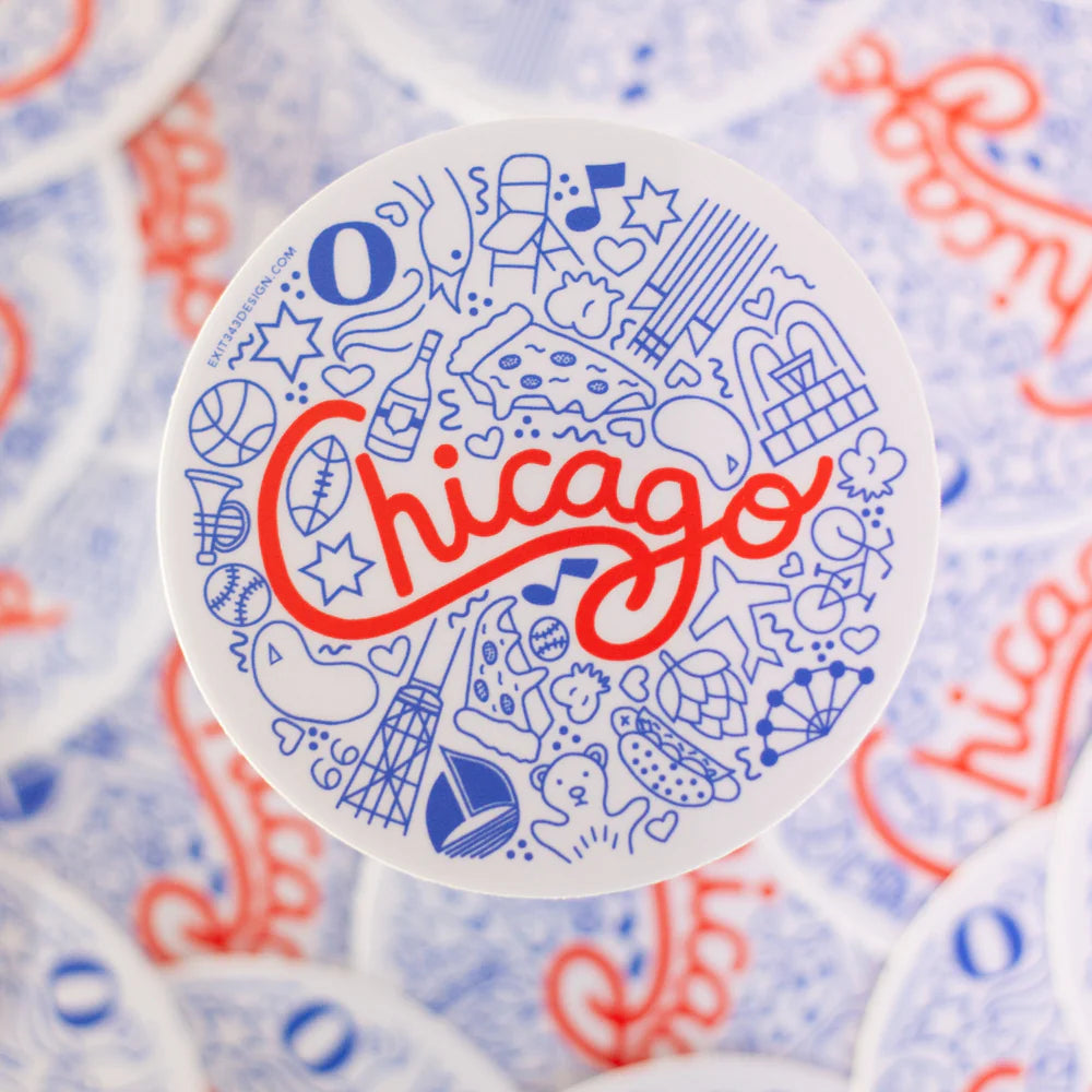 Chicago Things 3" Circle Sticker