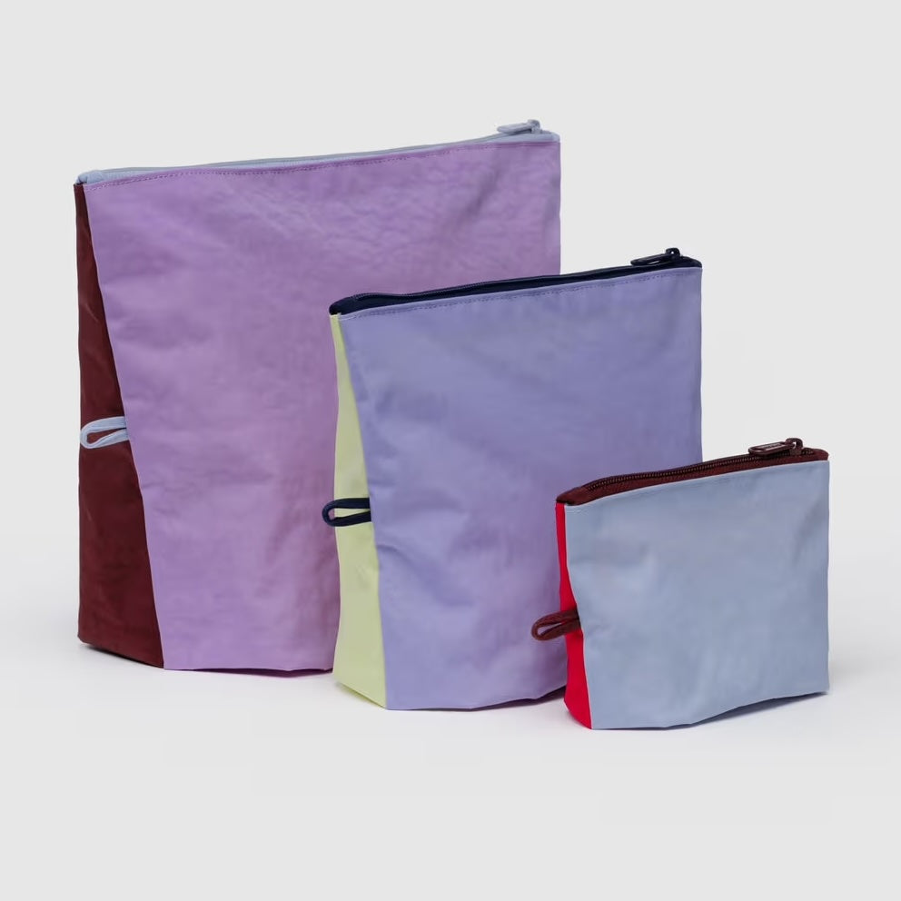 Heavyweight Nylon Travel Go Pouches (Set of 3)