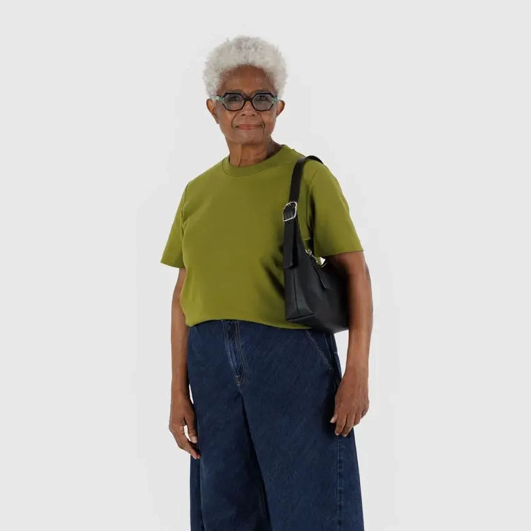 Mini Recycled Leather Shoulder Bag