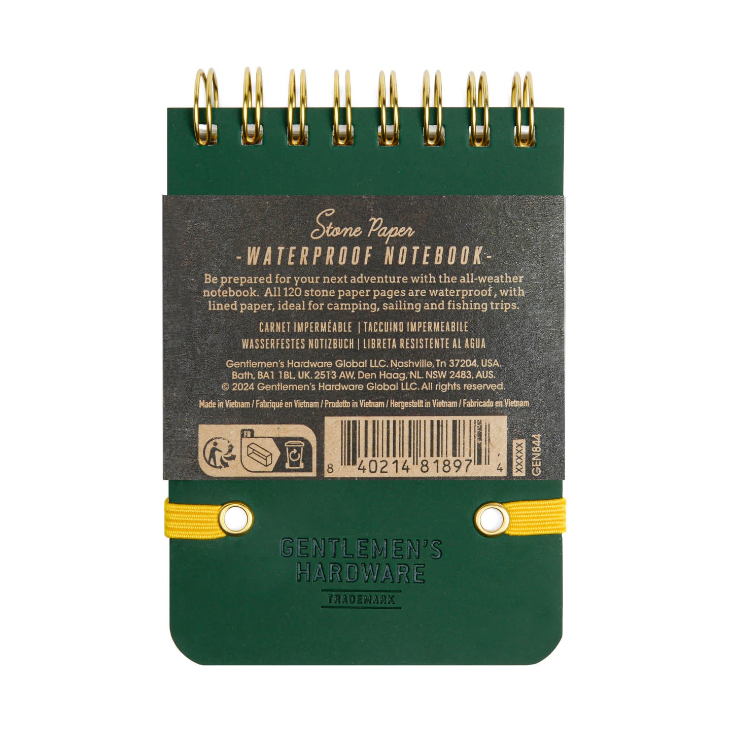 All Weather Outdoors Log Pocket Waterproof Notepad (120 pages)