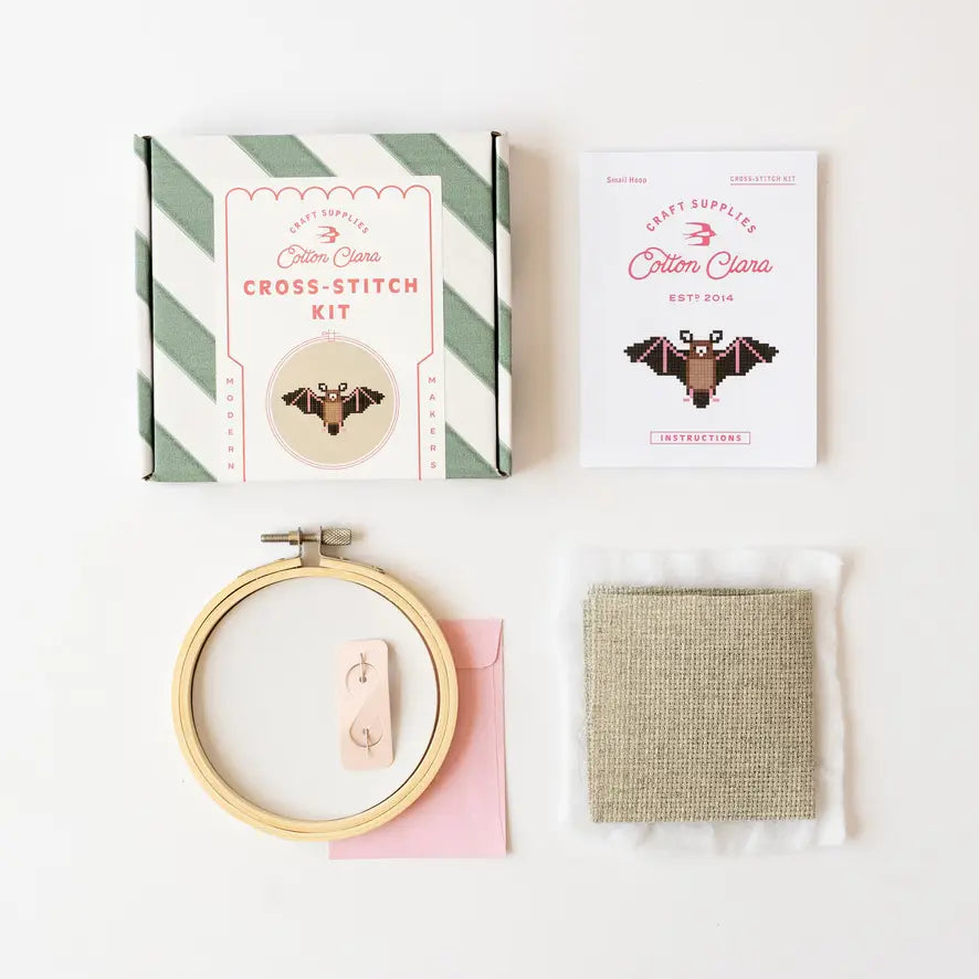 Bat 4" Cross Stitch Kit