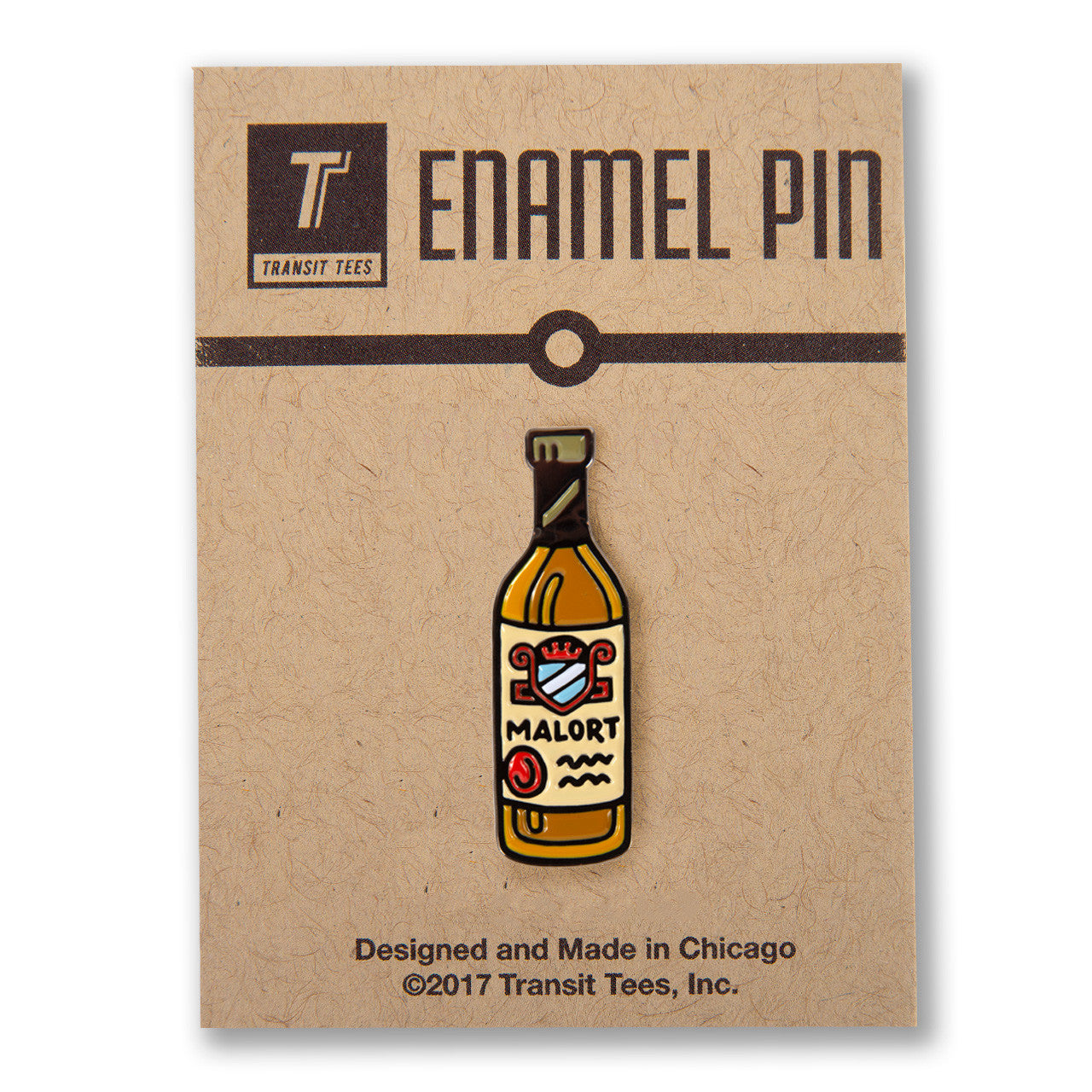 Chicago Malört Enamel Pin