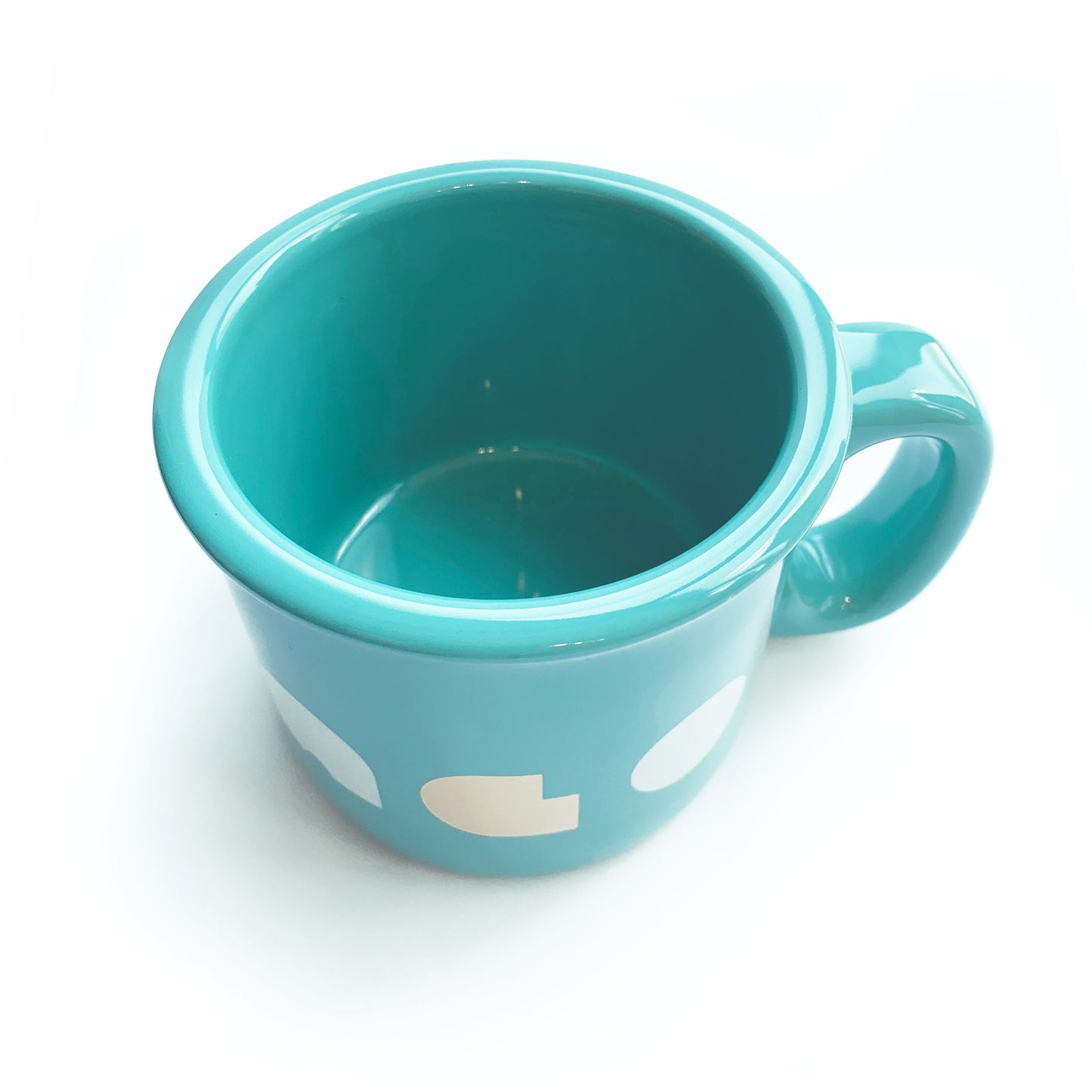 Chicago Type Aqua Blue 16 oz Jumbo Coffee Mug