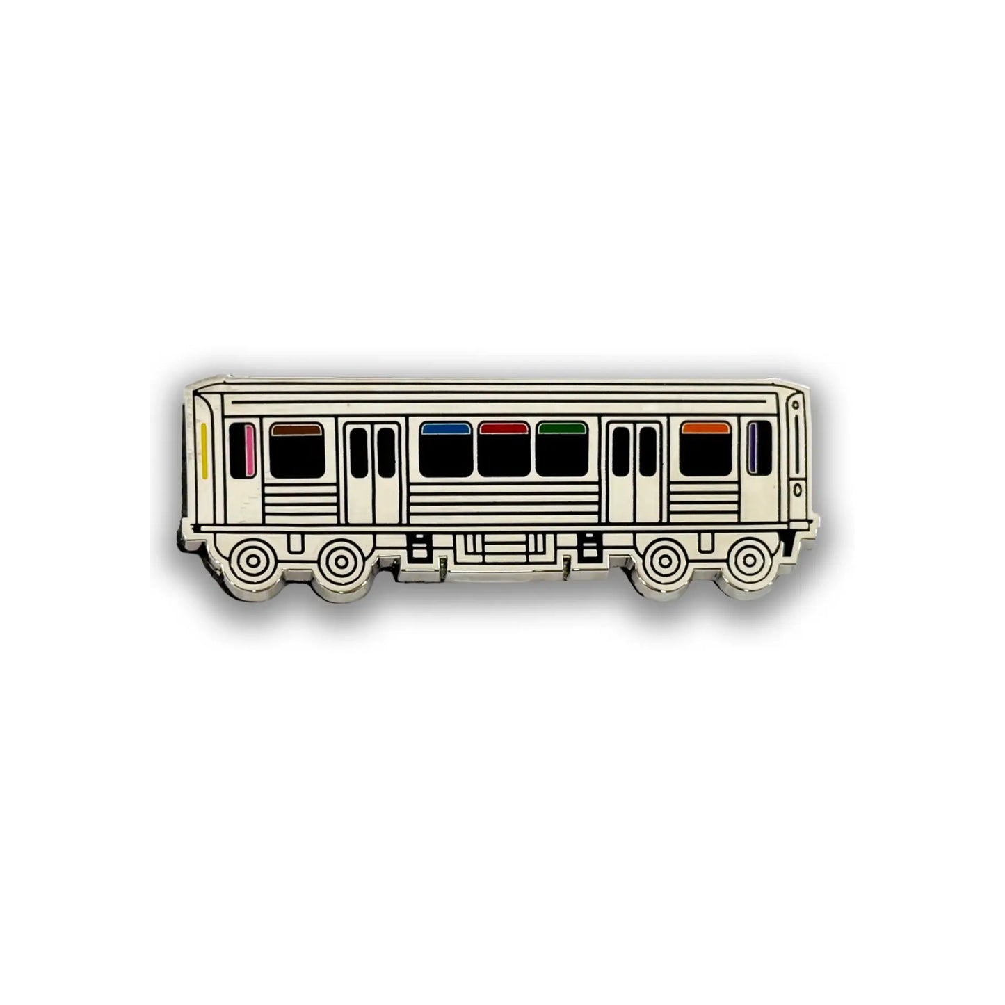 Chicago El Train Metal Magnet