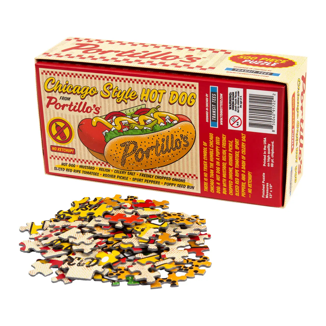 Portillo's Hot Dog 500 Piece Puzzle