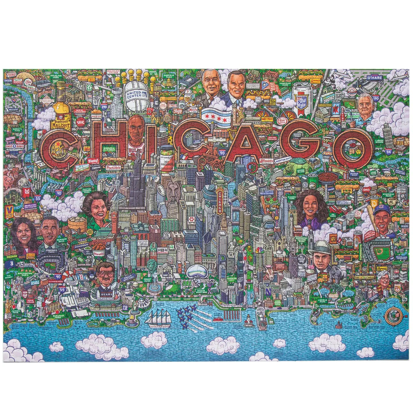 All Things Chicago 1000 Piece Jigsaw Puzzle