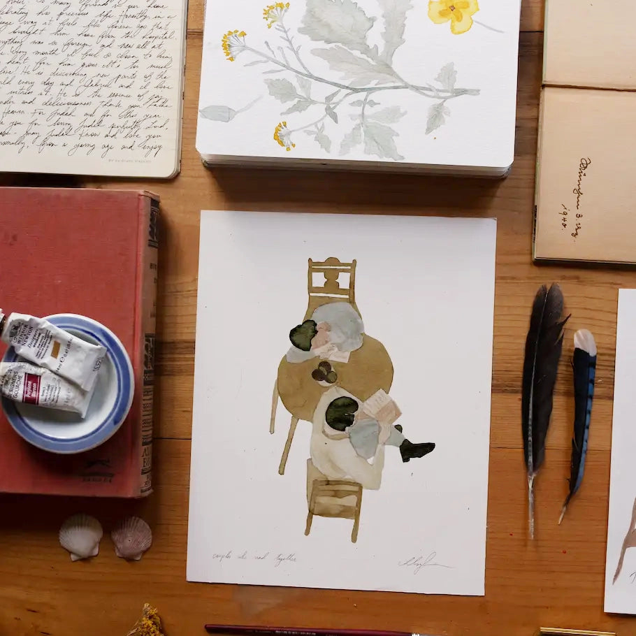 Couples Who Read Together 8.5" x 11" Print