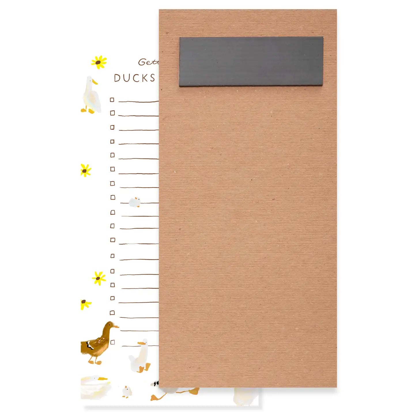 Ducks in a Row Magnetic To-Do List Notepad