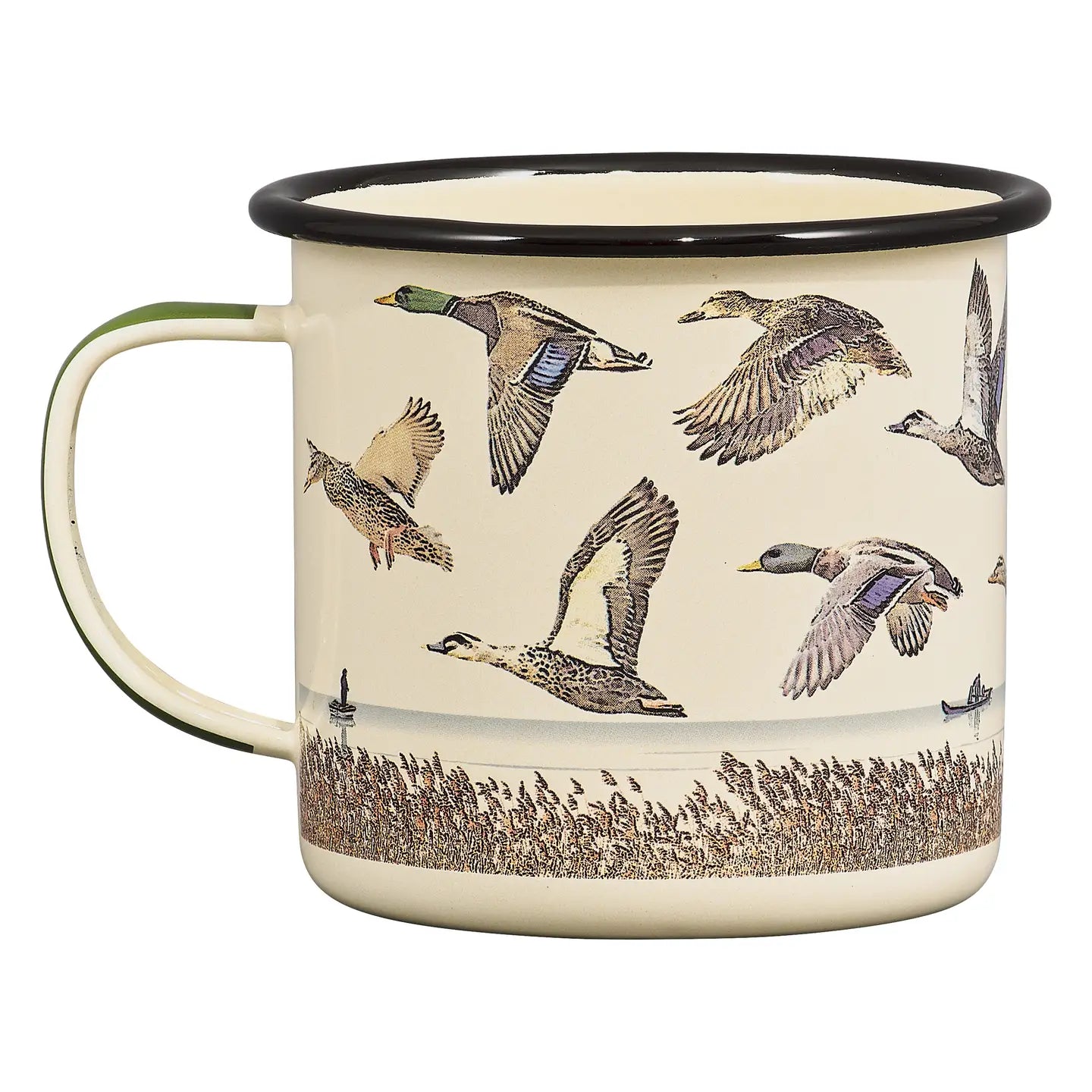 Ducks at the Lake Enamelware Camping Mug