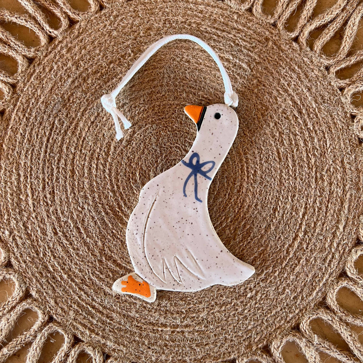 Goose Handmade Ceramic Ornament