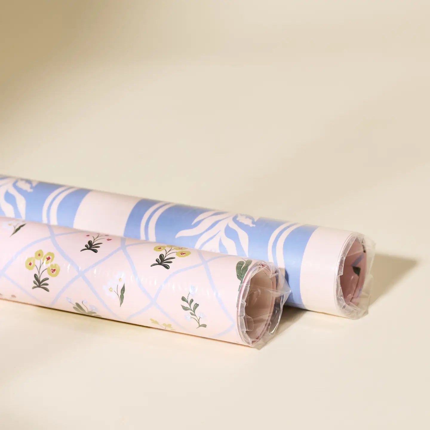 Floral Trellis & Blue Vine Double Sided Gift Wrap Sheets (Set of 3)
