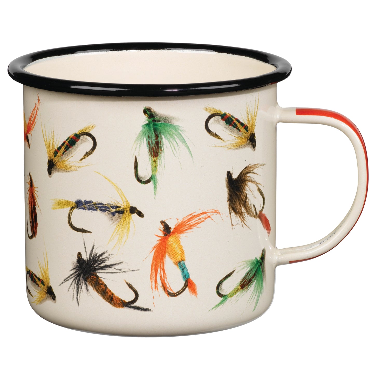 Fly Fishing Enamelware Camping Mug