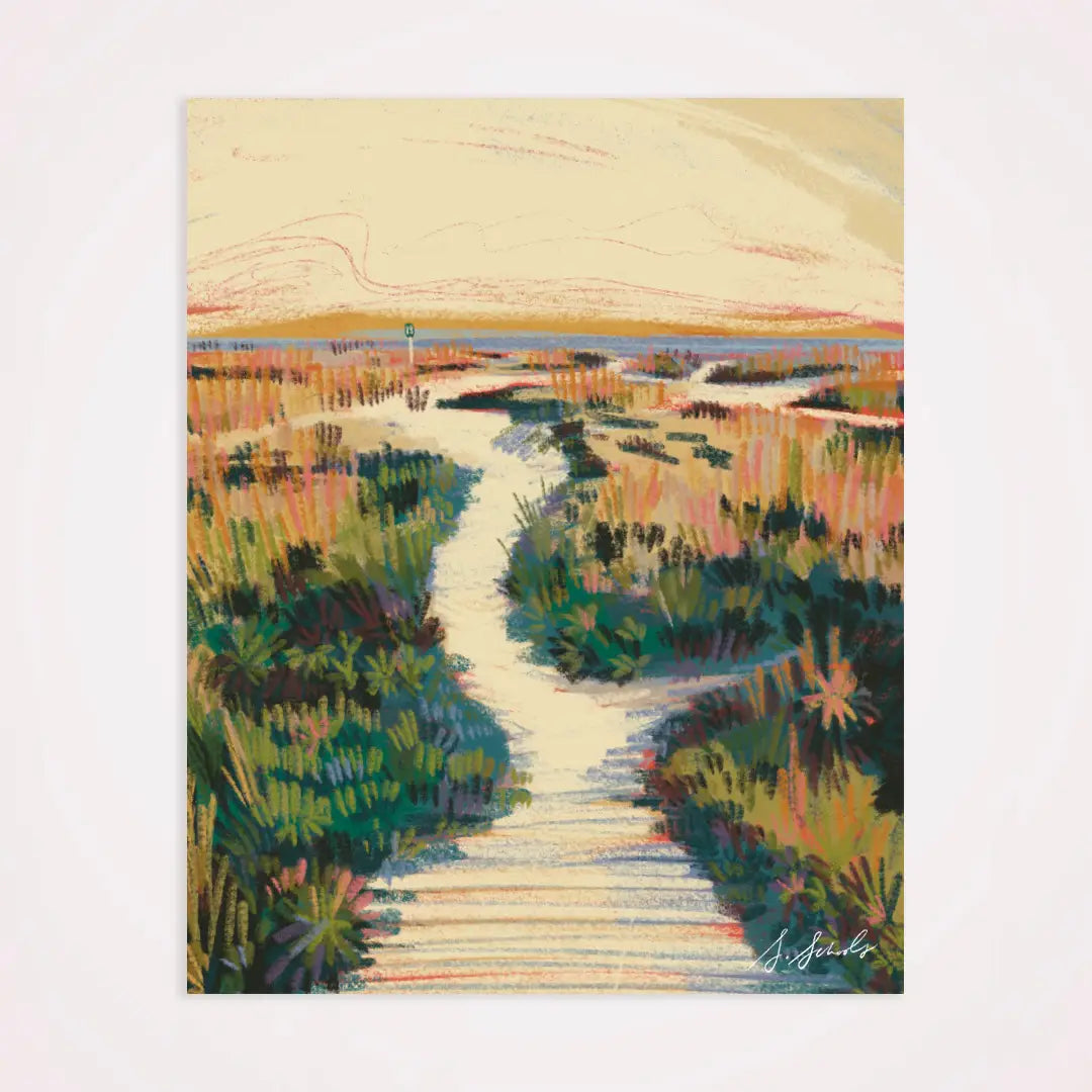 Golden Dunes 8" x 10" Print