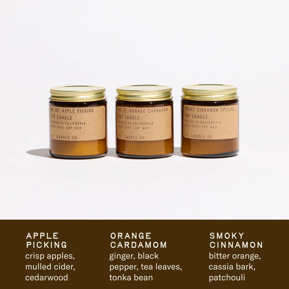 P.F. Candle Gourmand Mini Candle Gift Set Trio