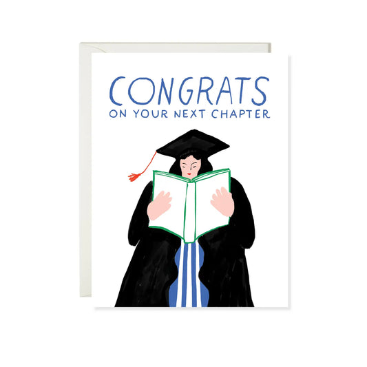 Congrats Next Chapter Graduation Card