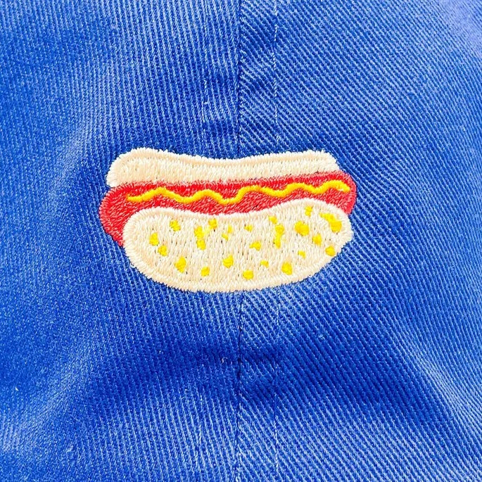 Hot Dog Embroidered Baseball Cap