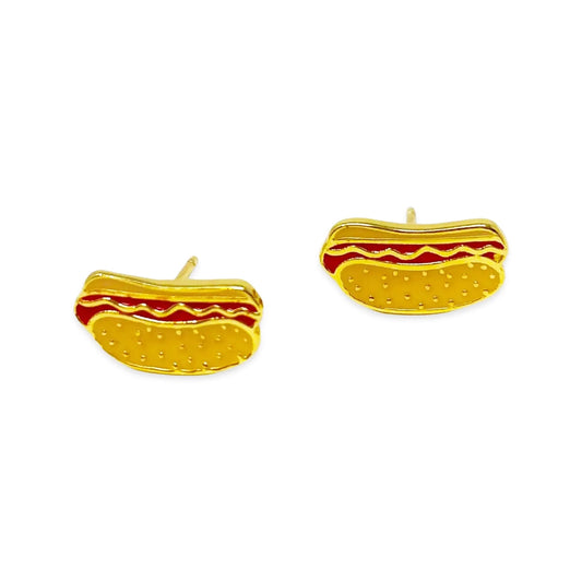 Hot Dog Stud Earrings