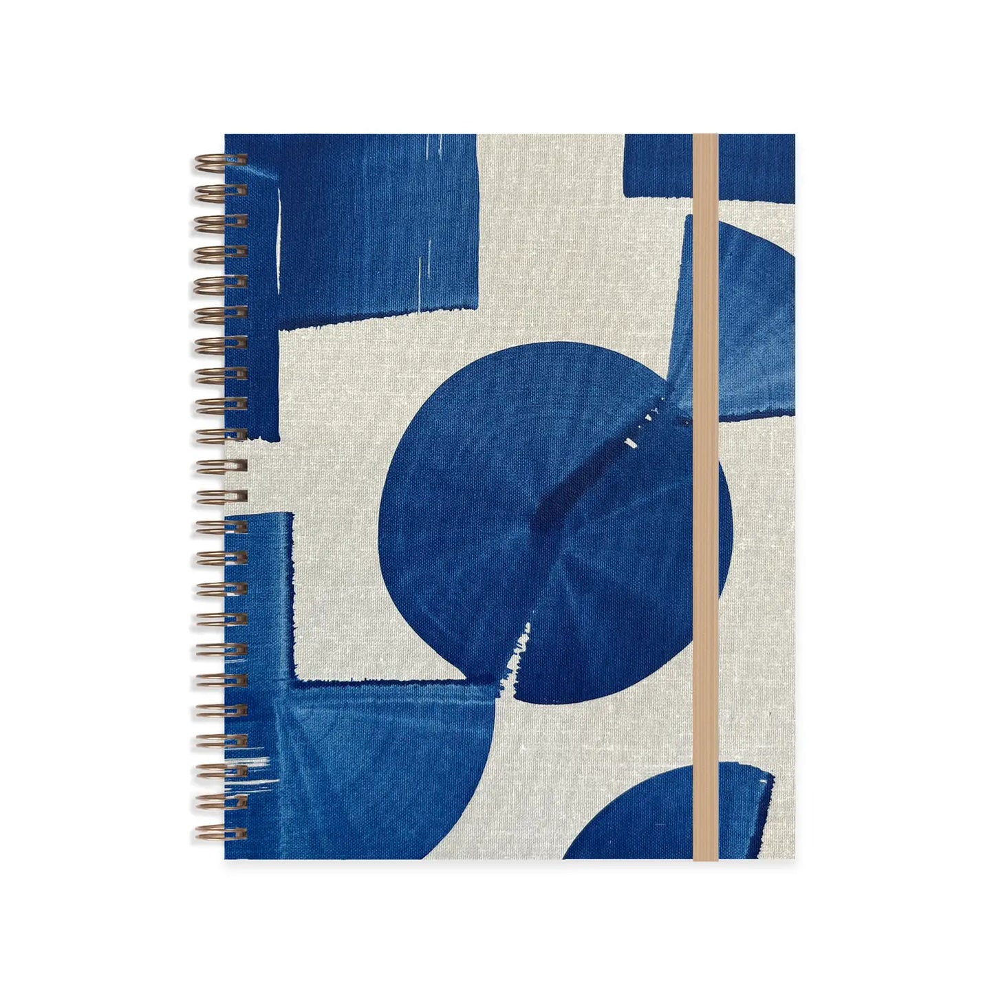 Indigo Painted Cover 6" x 8" Sketchbook (Blank Pages)