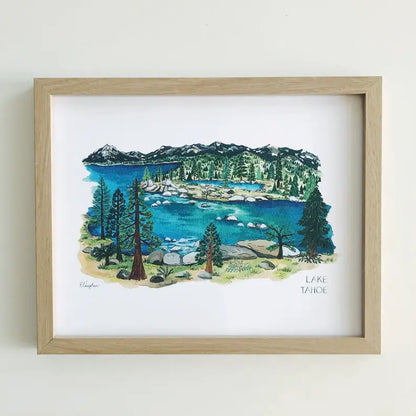 Lake Tahoe California 8" x 10" Print