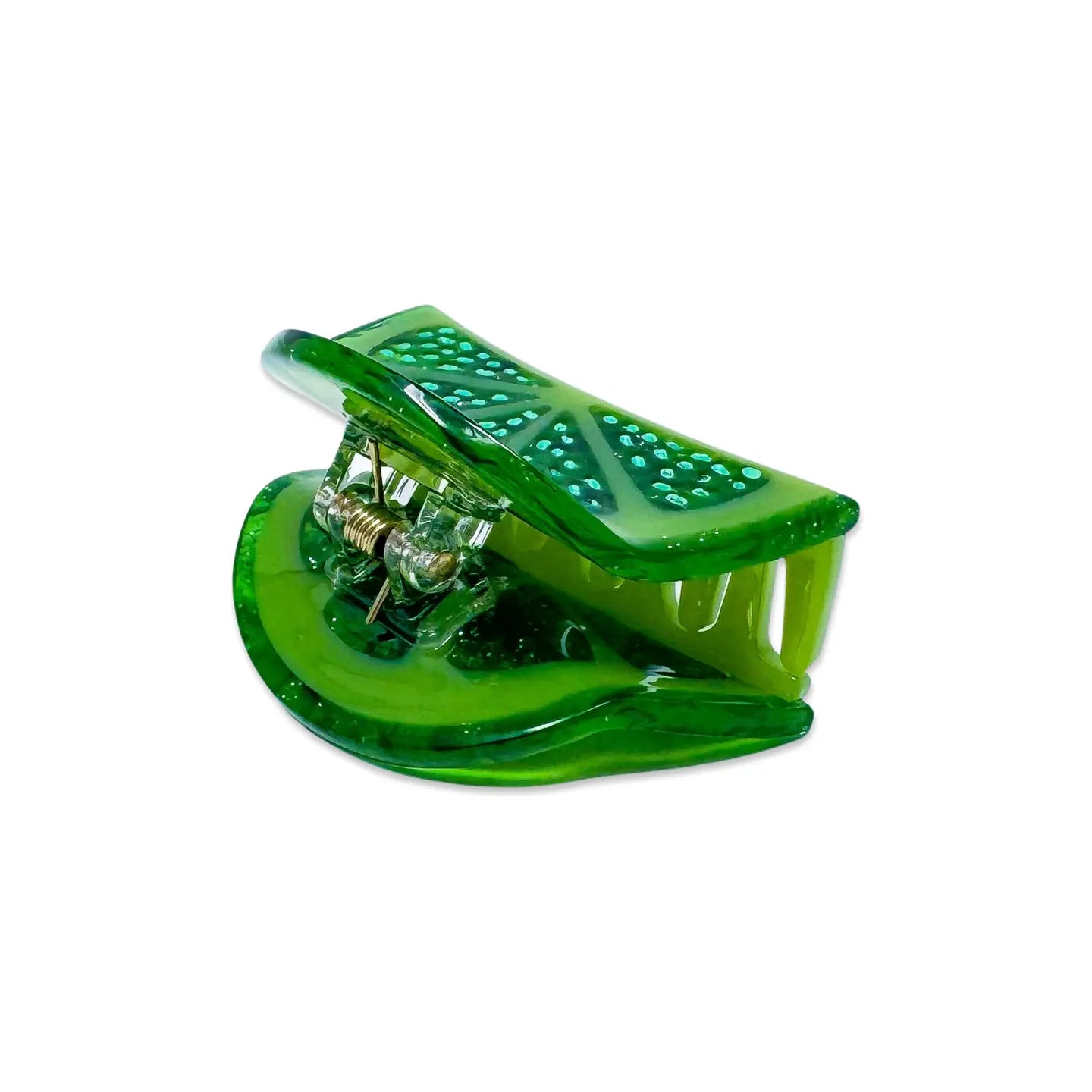 Mini Lime Slice 2" Hair Clip