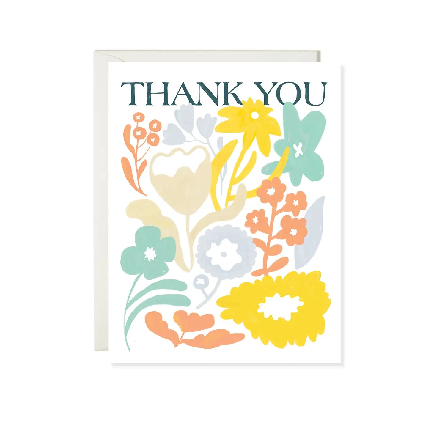 Minimal Flower Thank You Card – Neighborly