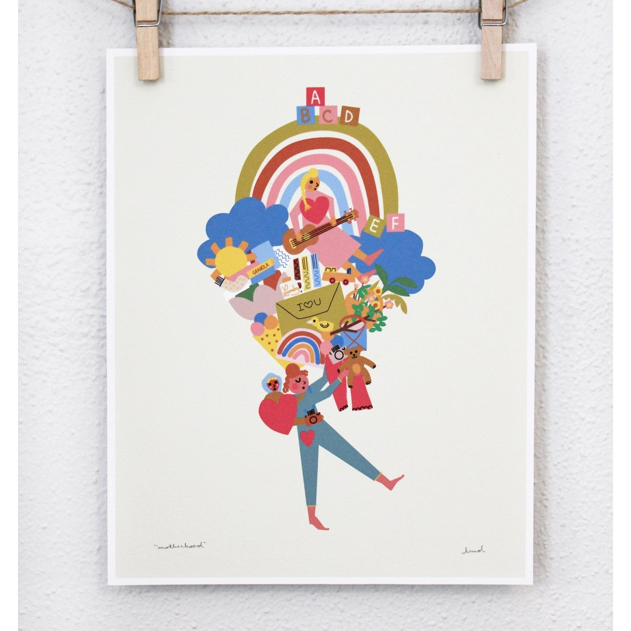 Motherhood 8" x 10" Art Print