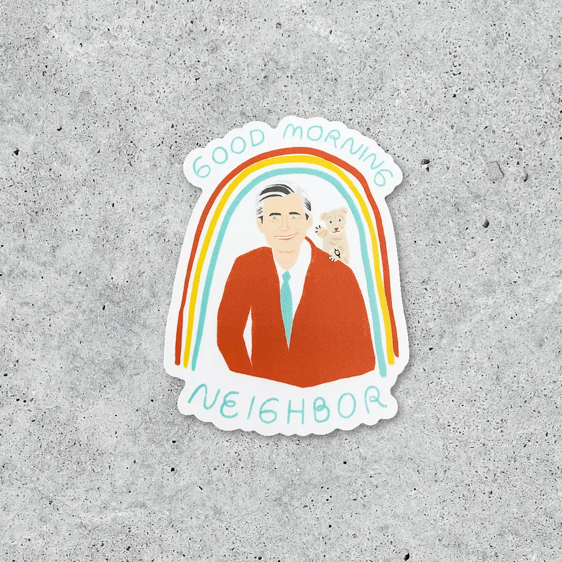 Mr. Rogers Good Morning Neighbor Sticker