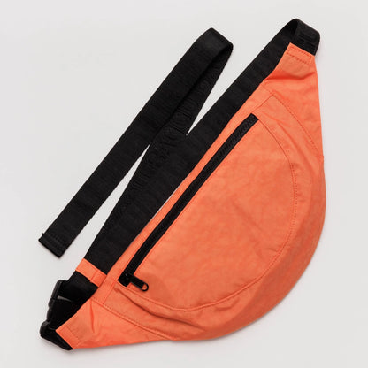 Crescent Nylon Crossbody Bag or Fanny Pack