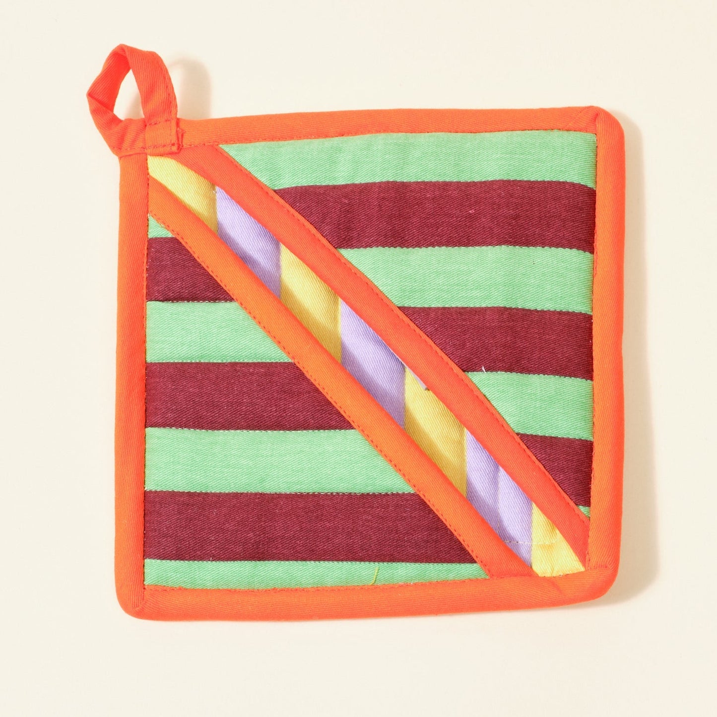 House Stripe Pocket Pot Holder