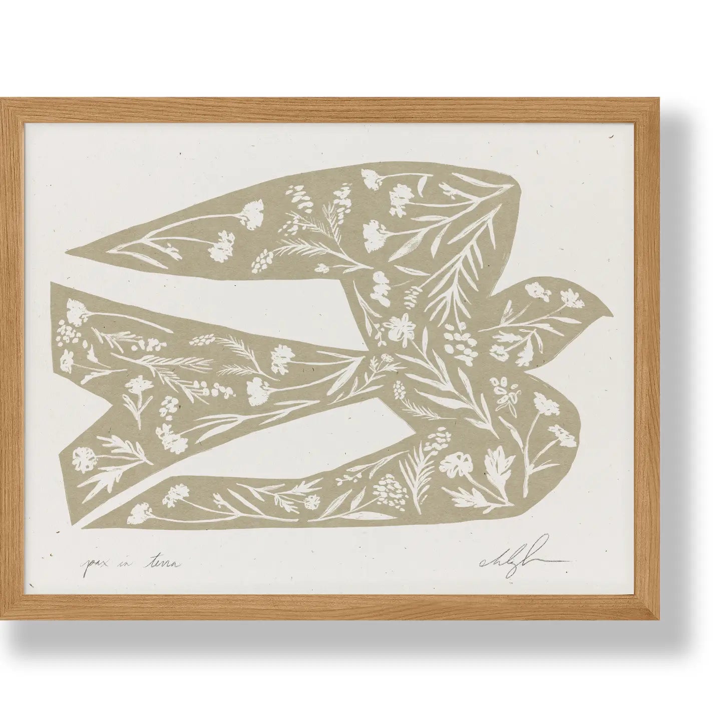 Pax Dove in Terra 8.5" x 11" Print