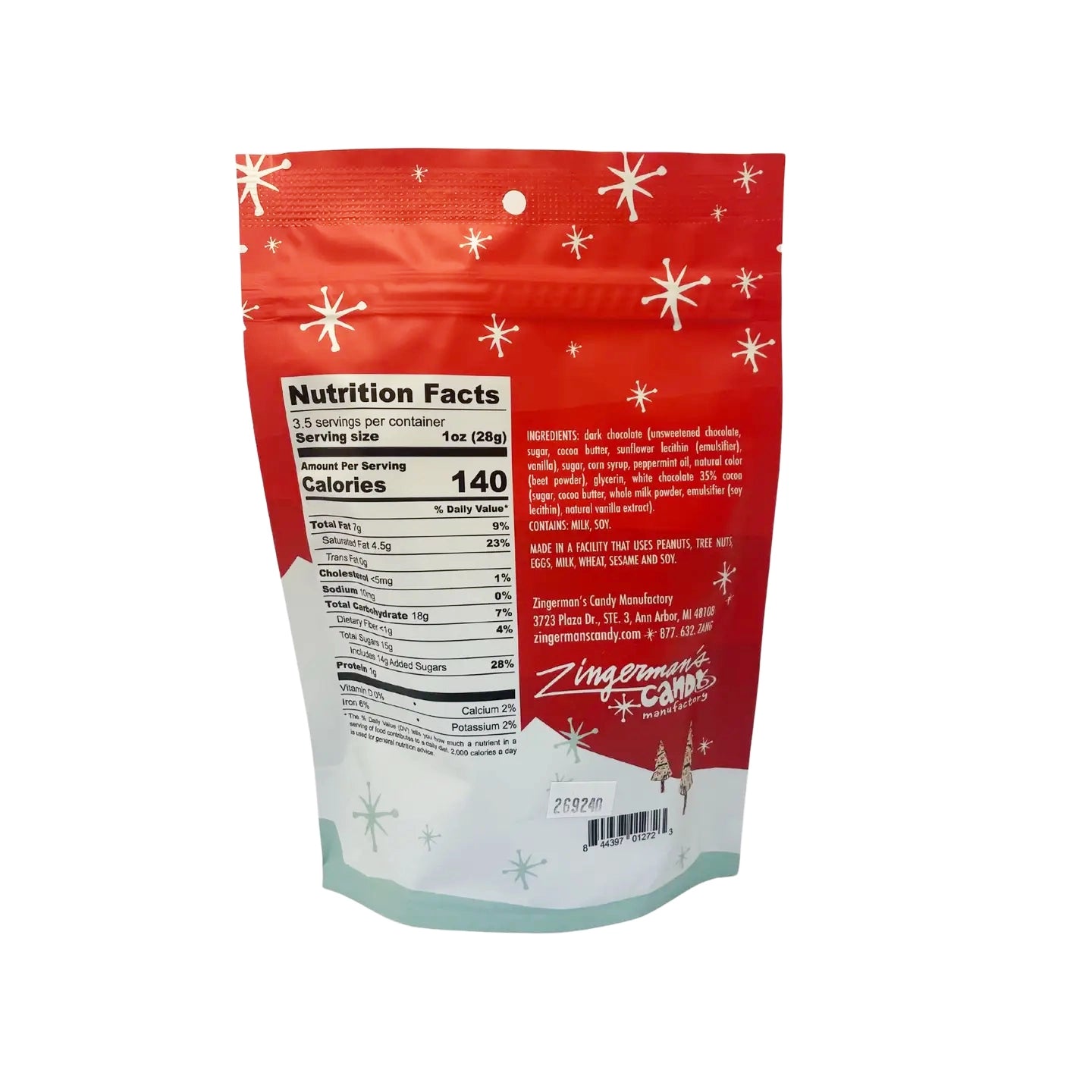 Zingerman's Peppermint Bark 2 Oz Pouch