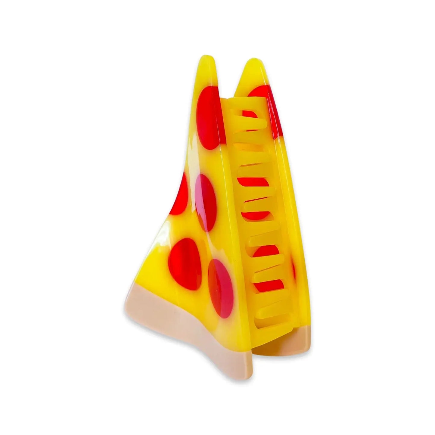 Pizza 4" Hair Clip