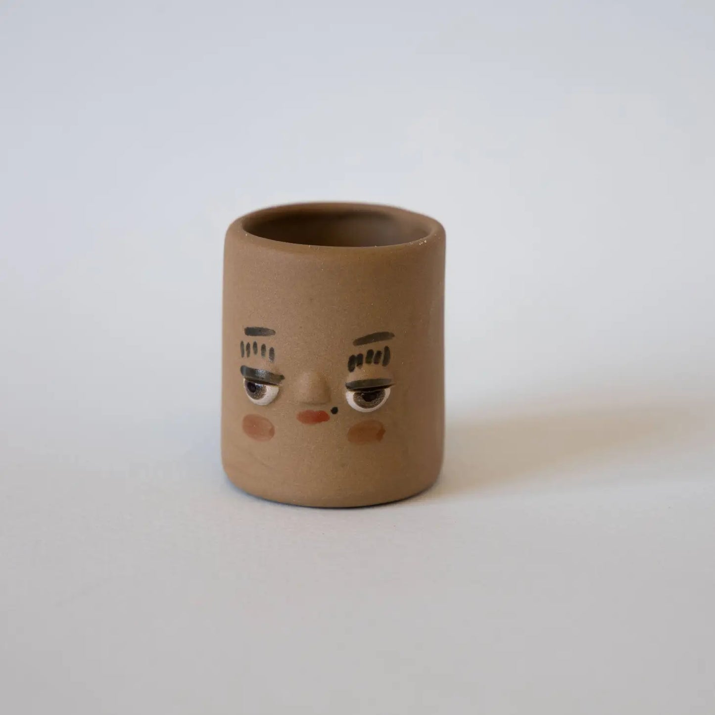 Face Mini Ceramic Air Plant Holder