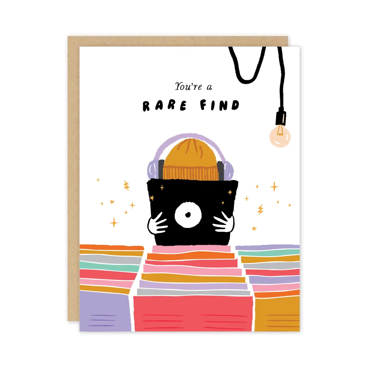 You're a Rare Find Vinyl Record Greeting Card Neighborly You're a Rare Find Vinyl Record Greeting Card Neighborly