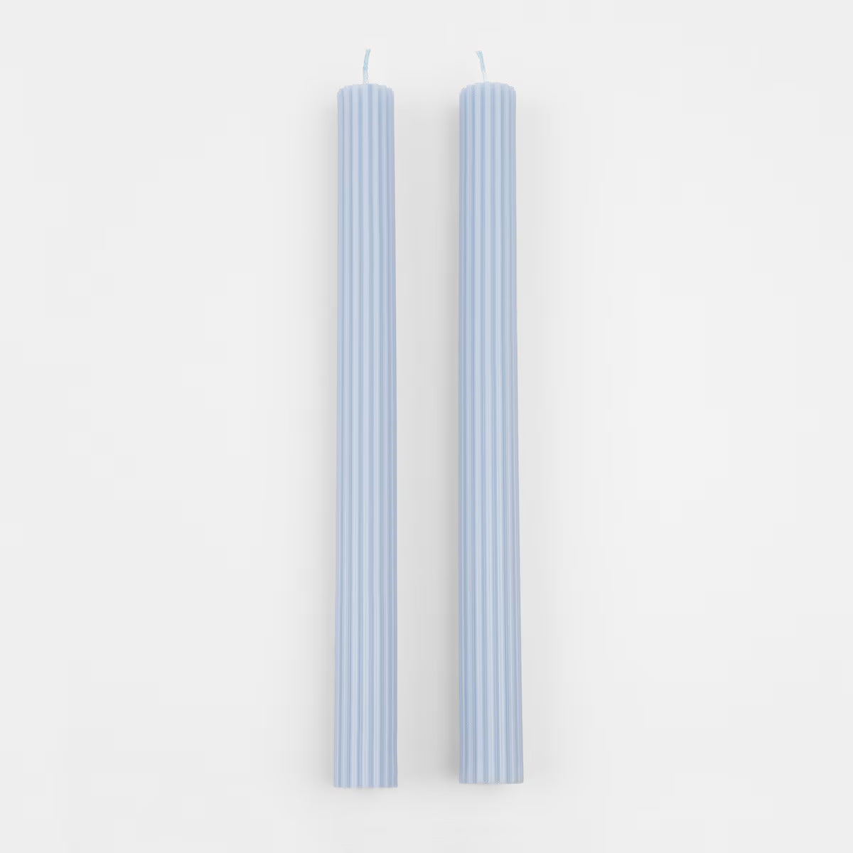 Ribbed Table 10" Taper Candles (Set of 2)