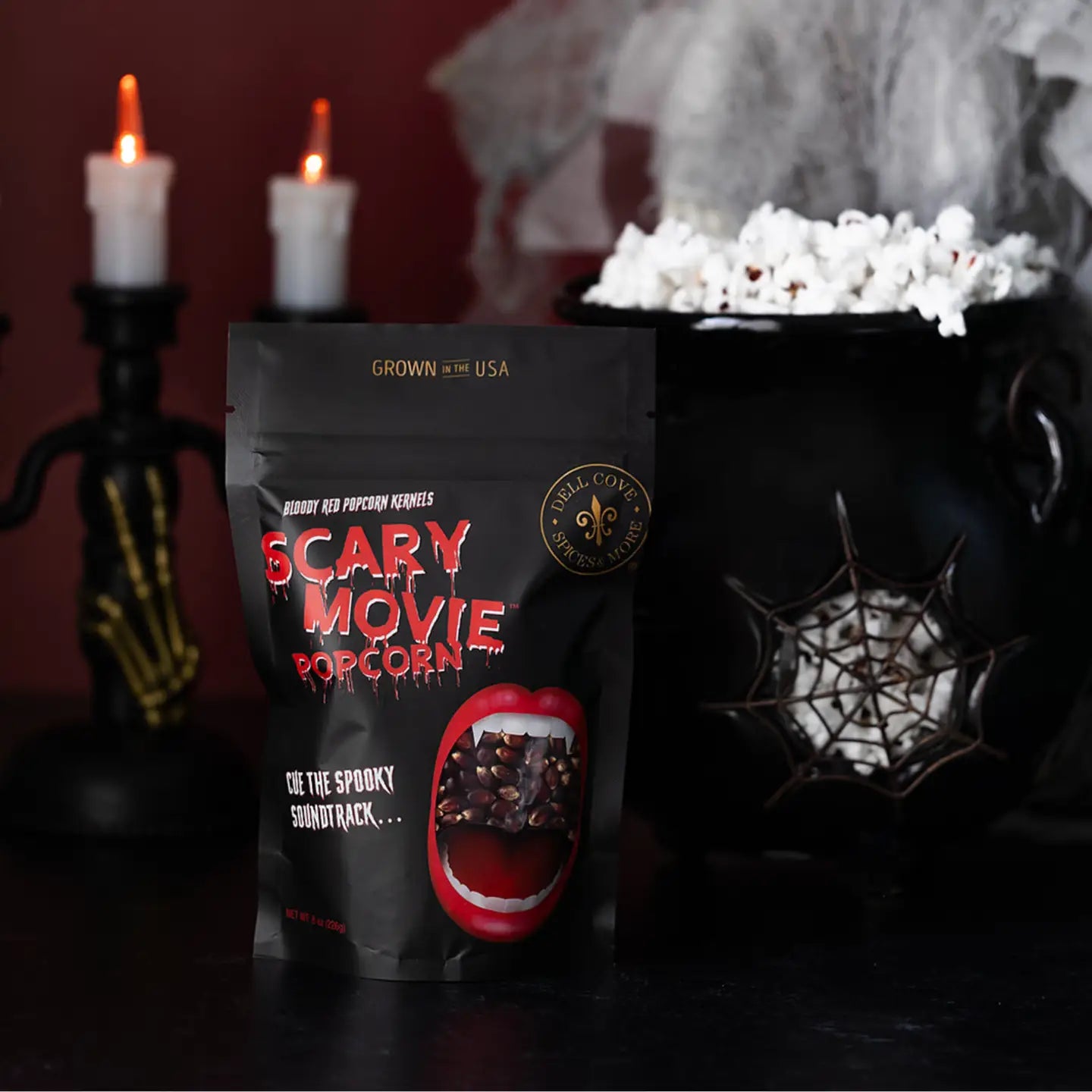 Scary Movie Bloody Red Popcorn Kernels