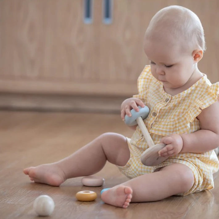 Stacking Rings Sustainable Wood Baby Toy