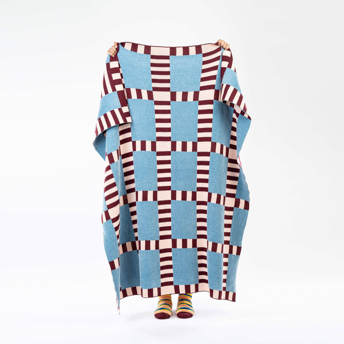 Tile Patch 50" x 60" Knit Throw Blanket