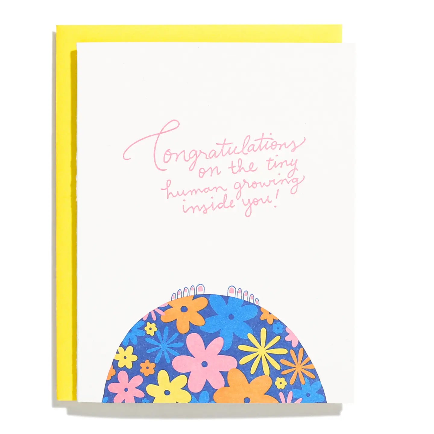 Congrats Tiny Human New Baby Card
