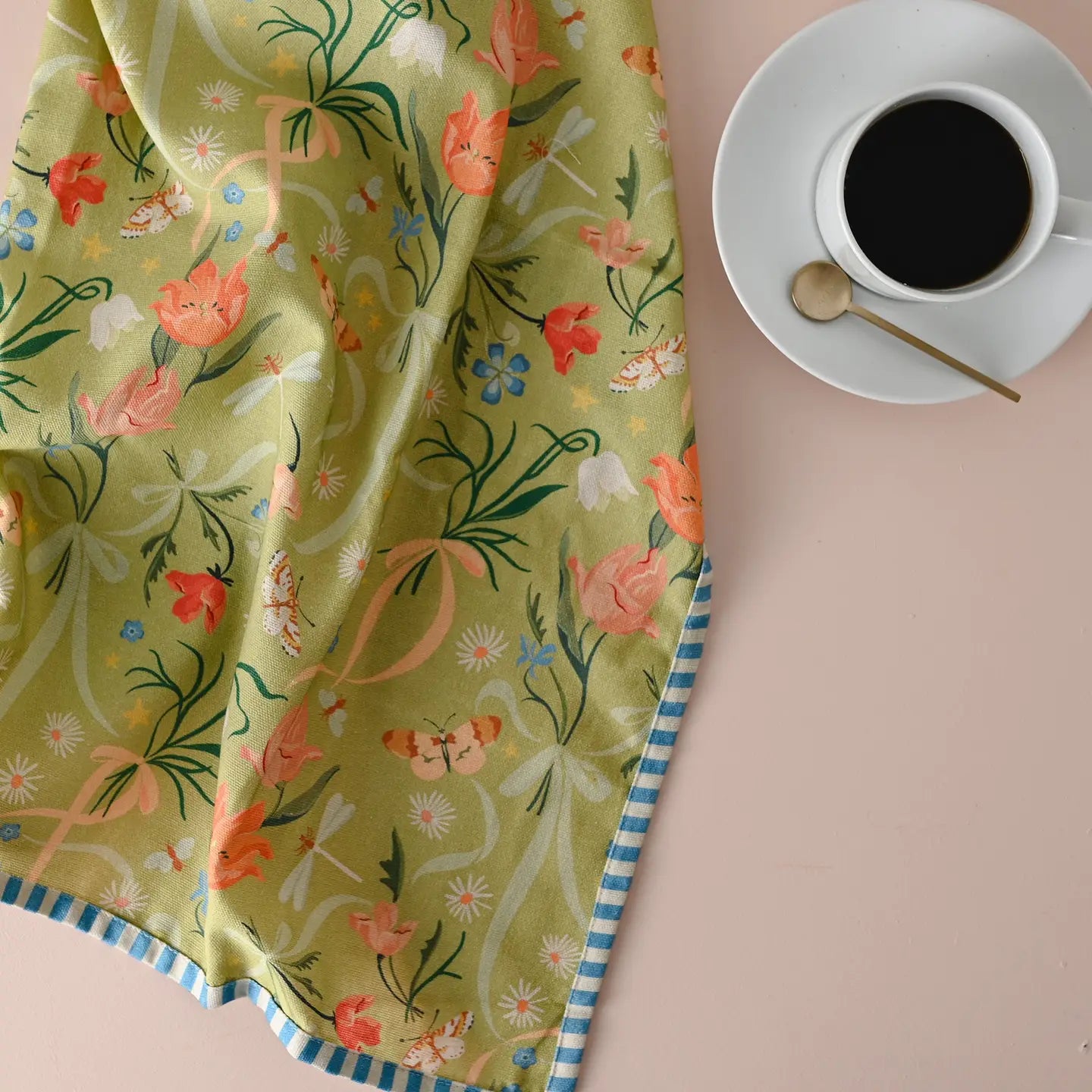 Tulip Festival Floral Kitchen Tea Towel