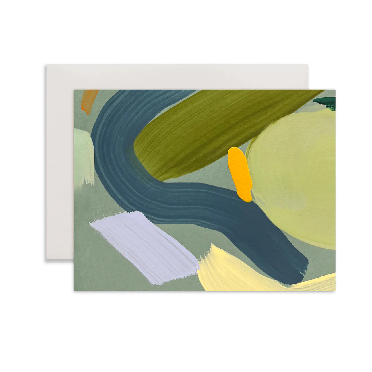 Villa Abstract Hand-Painted Stationery Set (Box of 6)