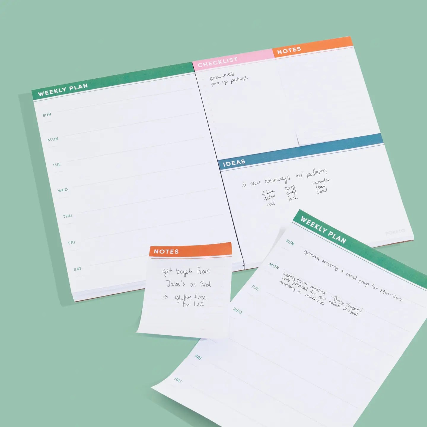Weekly Everything Planner Desk Notepad