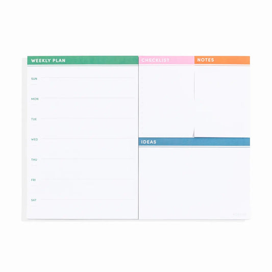 Weekly Everything Planner Desk Notepad