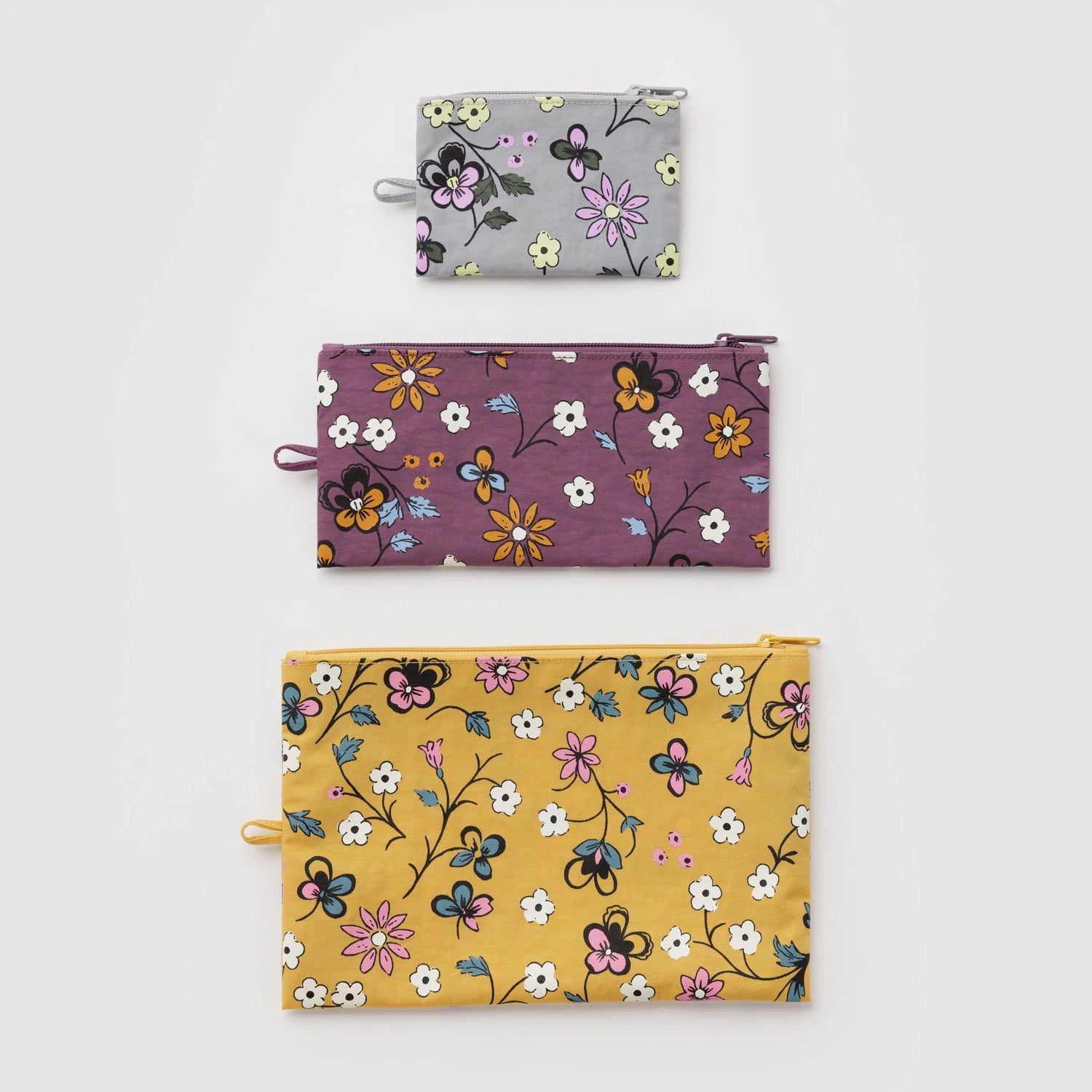 Heavyweight Nylon Flat Zip Pouches (Set of 3) – Neighborly