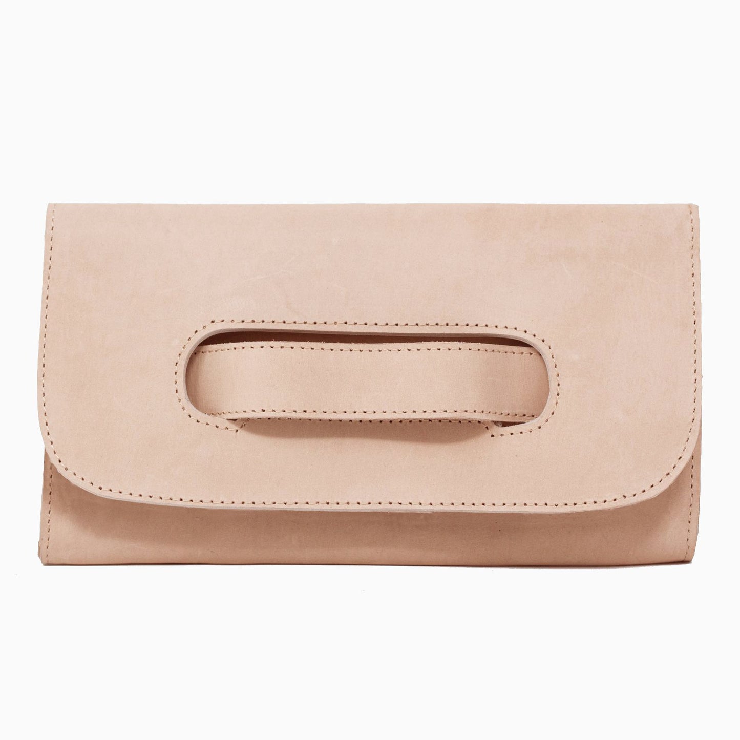Mare Handled Leather Clutch