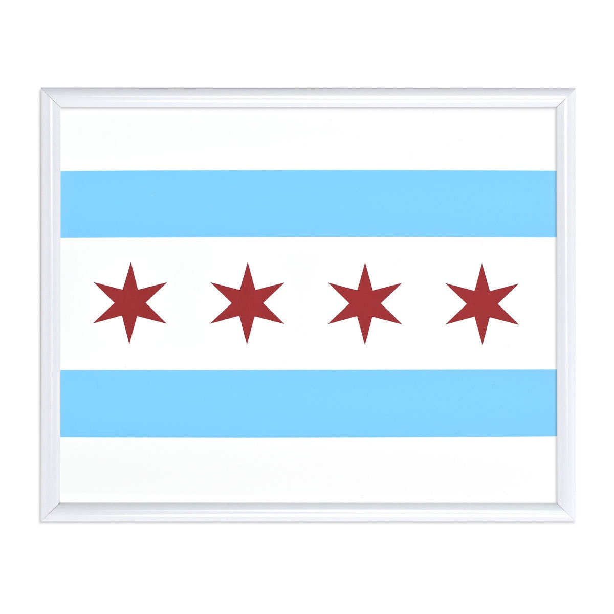 Chicago Flag 8" x 10" Screen Print