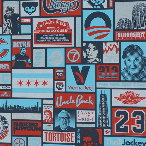 Super Chicago 18" x 24" Screen Print