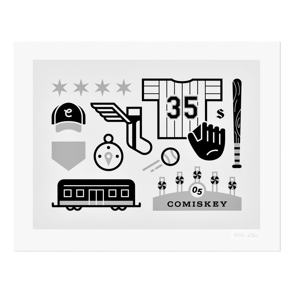 Chicago South Side Baseball 11" x 14" Print