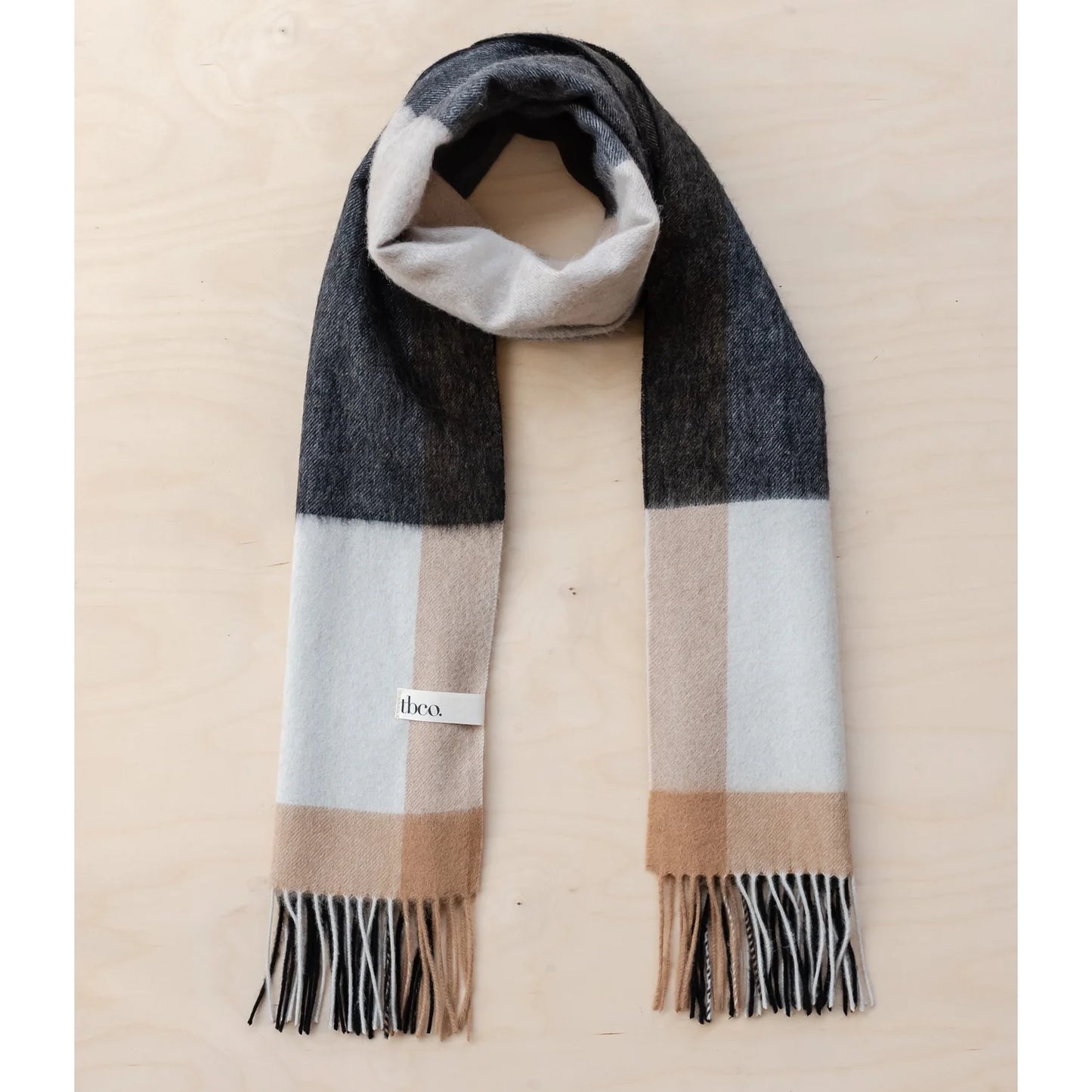 Lambswool Oversized Patterned Scarf